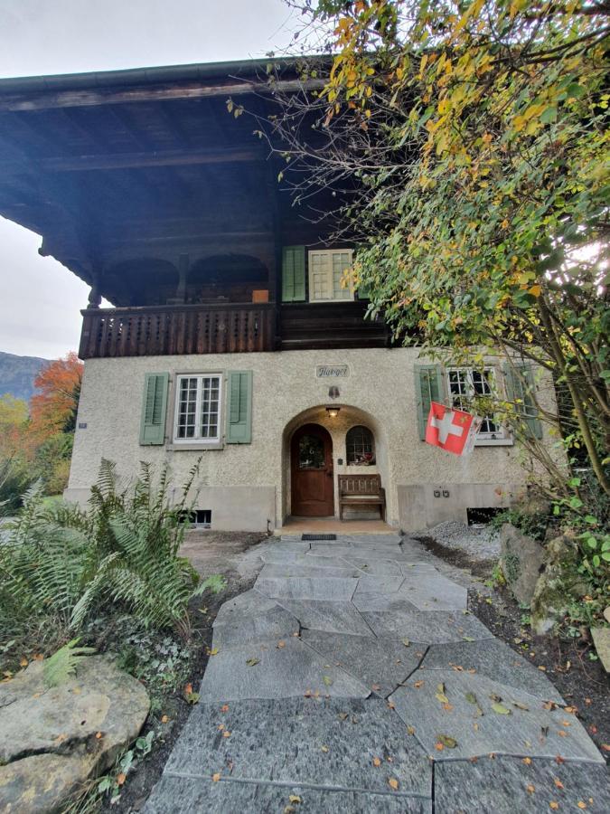 Zentral Gelegene Wohnung Mit Grossem Garten Interlaken Luaran gambar