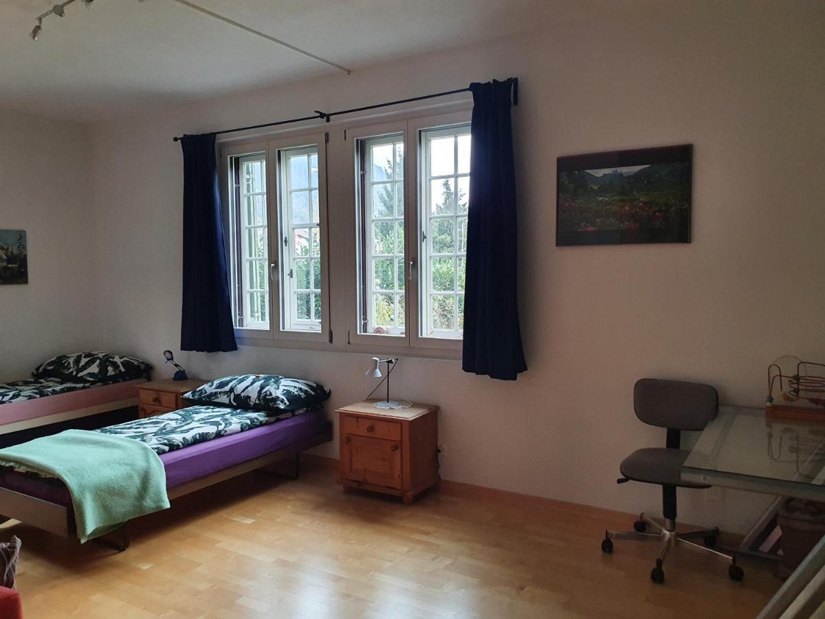 Zentral Gelegene Wohnung Mit Grossem Garten Interlaken Luaran gambar
